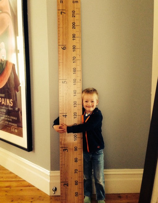 Timber Height Chart - Wall Mounted